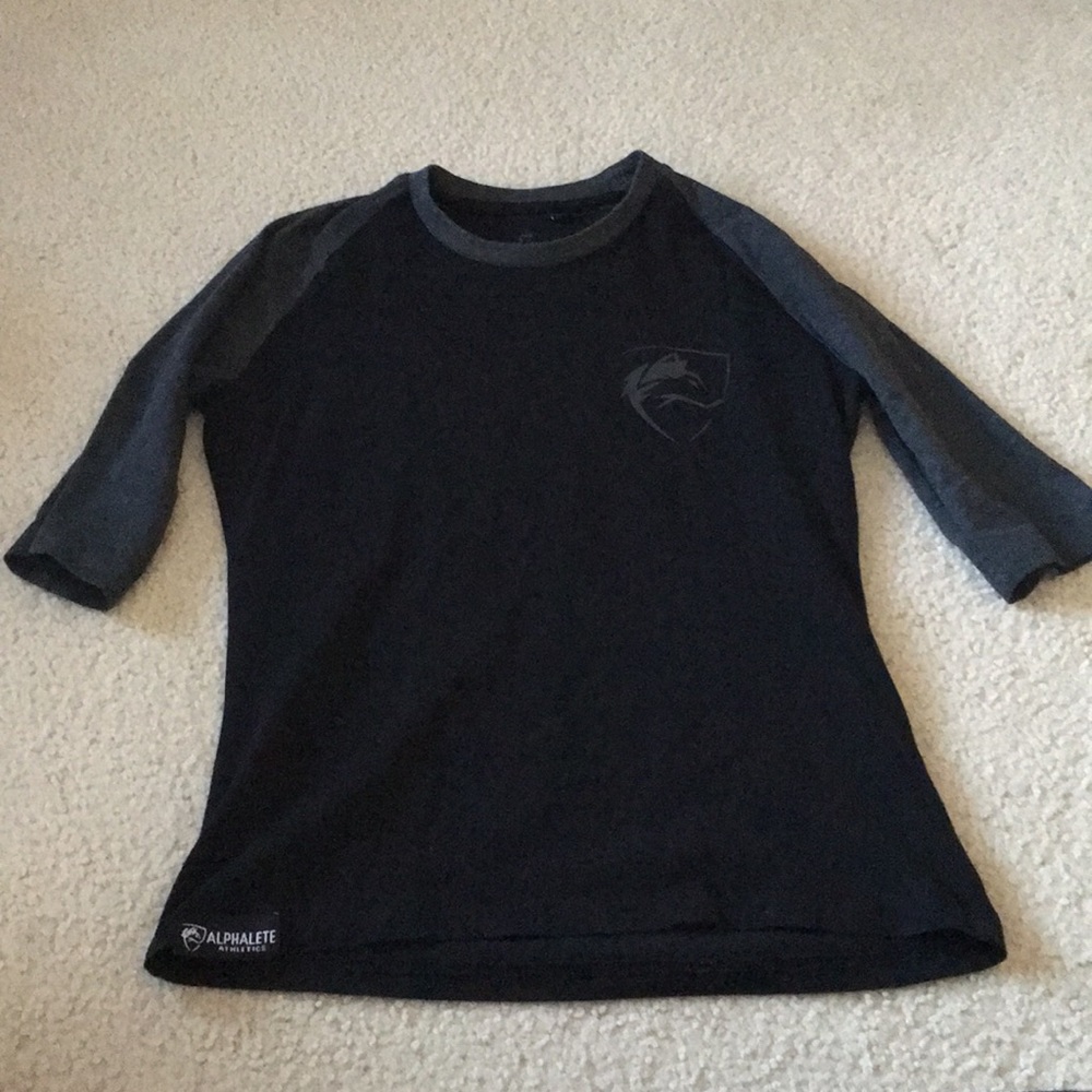 Alphalete athletics baseball tee womens